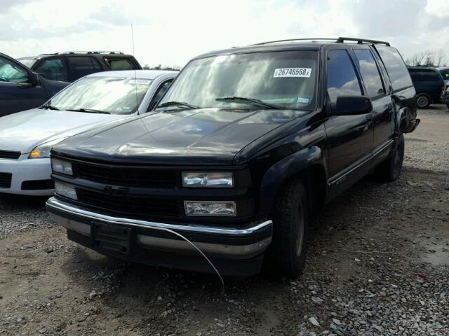 3GNEC16R7XG172239 - 1999 CHEVROLET SUBURBAN C BLACK photo 2