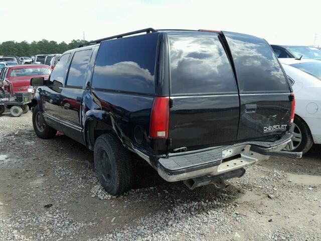 3GNEC16R7XG172239 - 1999 CHEVROLET SUBURBAN C BLACK photo 3