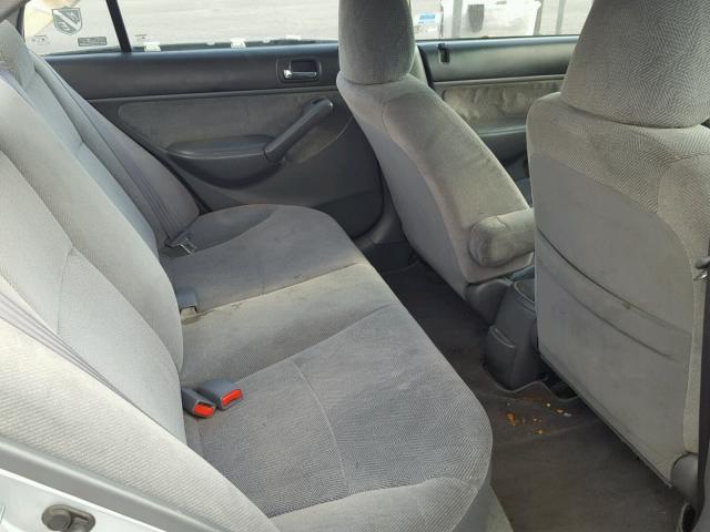 2HGES26702H504807 - 2002 HONDA CIVIC EX ვერცხლისფერი ფოტო 6