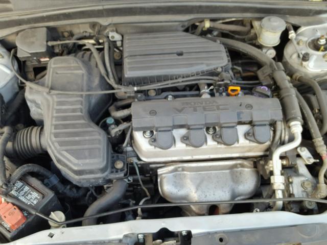 2HGES26702H504807 - 2002 HONDA CIVIC EX ვერცხლისფერი ფოტო 7