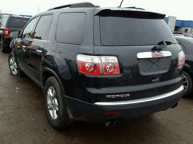 1GKER23D29J133599 - 2009 GMC ACADIA SLT შავი ფოტო 3