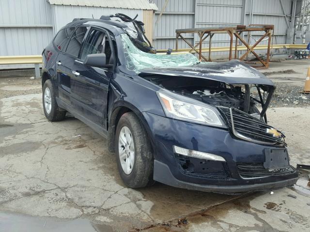 1GNKRFED0GJ333484 - 2016 CHEVROLET TRAVERSE L BLUE photo 1