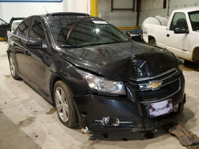 1G1PE5SB1E7259132 - 2014 CHEVROLET CRUZE LT BLACK photo 1