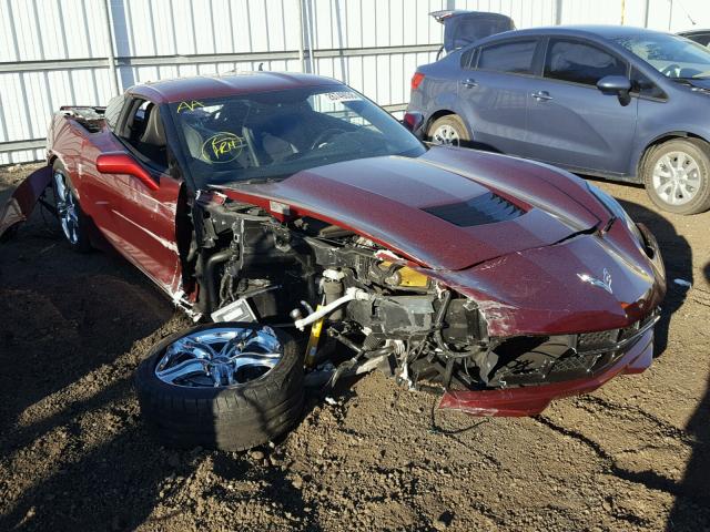 1G1YF2D70G5118432 - 2016 CHEVROLET CORVETTE S BURGUNDY photo 1