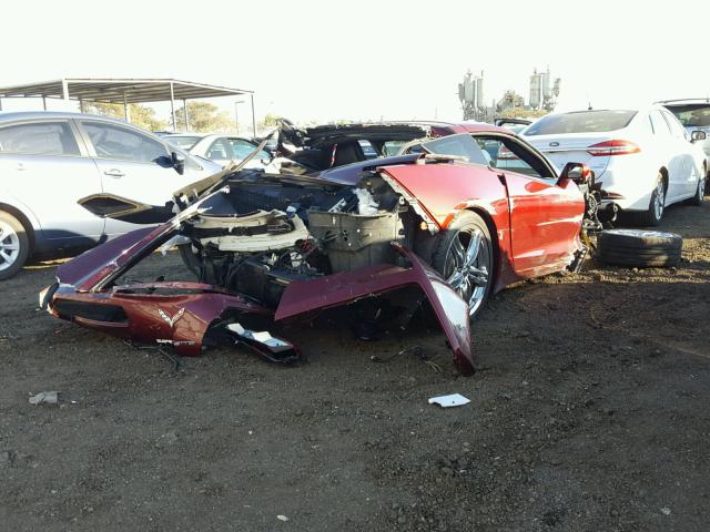 1G1YF2D70G5118432 - 2016 CHEVROLET CORVETTE S BURGUNDY photo 4