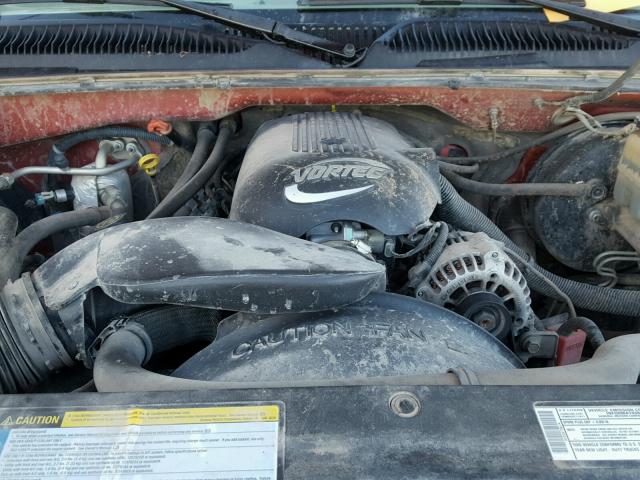 1GTEK19V11E267561 - 2001 GMC NEW SIERRA RED photo 7