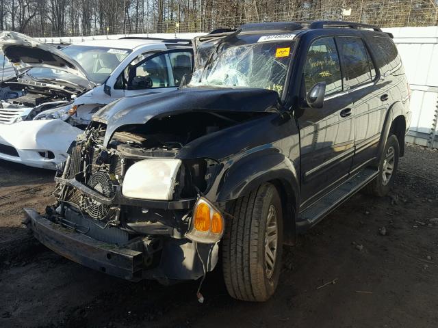 5TDZT38A33S147945 - 2003 TOYOTA SEQUOIA LI BLACK photo 2