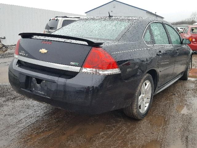 2G1WG5EK2B1309742 - 2011 CHEVROLET IMPALA LT BLACK photo 4