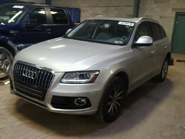 WA1LFAFP3DA017827 - 2013 AUDI Q5 PREMIUM WHITE photo 2