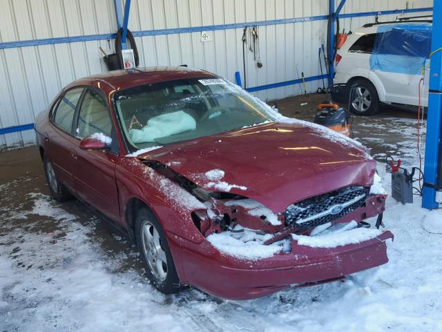 1FAFP55213A179618 - 2003 FORD TAURUS SES RED photo 1