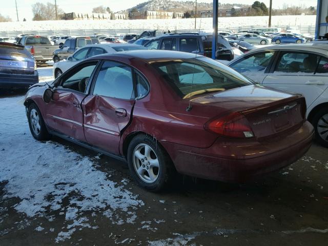 1FAFP55213A179618 - 2003 FORD TAURUS SES RED photo 3
