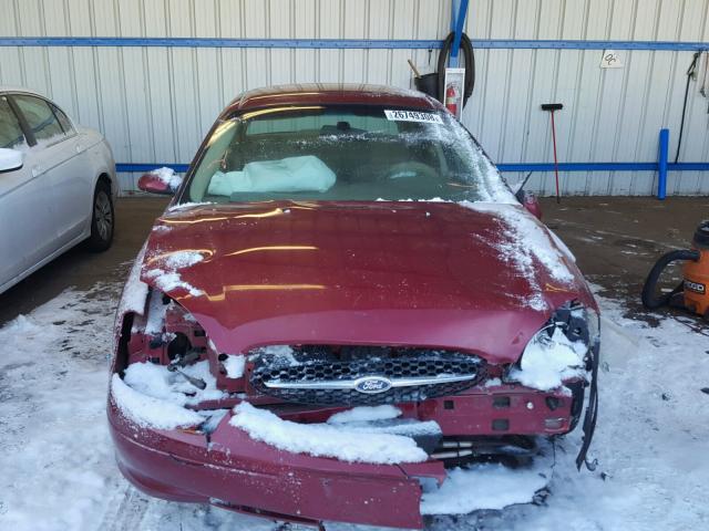 1FAFP55213A179618 - 2003 FORD TAURUS SES RED photo 9