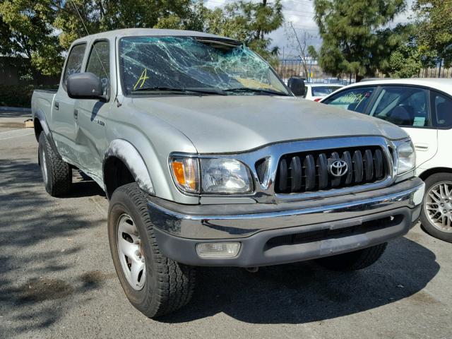 5TEGM92N33Z248814 - 2003 TOYOTA TACOMA DOU SILVER photo 1