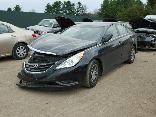 5NPEB4AC4CH426099 - 2012 HYUNDAI SONATA GLS BLACK photo 2