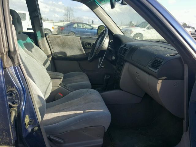 JF1SF65511H732757 - 2001 SUBARU FORESTER S Mavi foto 5