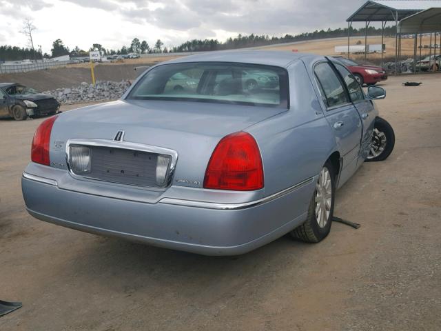 1LNHM81W66Y602058 - 2006 LINCOLN TOWN CAR S BLUE photo 4