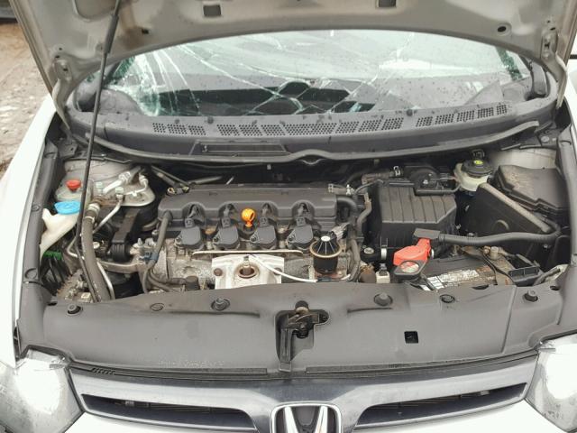 2HGFG12838H517493 - 2008 HONDA CIVIC EX 银色 照片 7