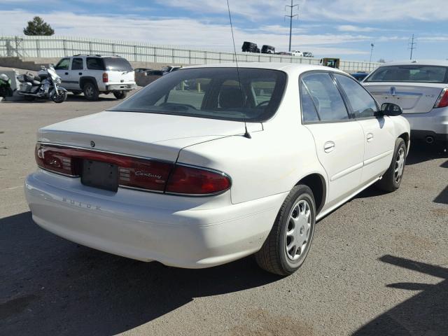 2G4WS52J731259936 - 2003 BUICK CENTURY CU WHITE photo 4