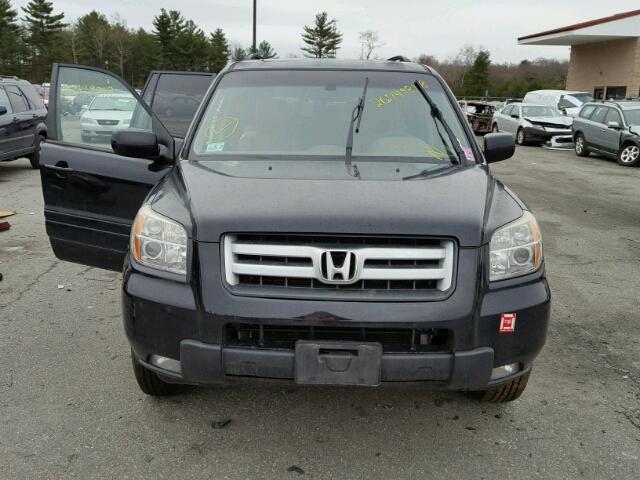 5FNYF18588B024812 - 2008 HONDA PILOT EXL BLACK photo 9