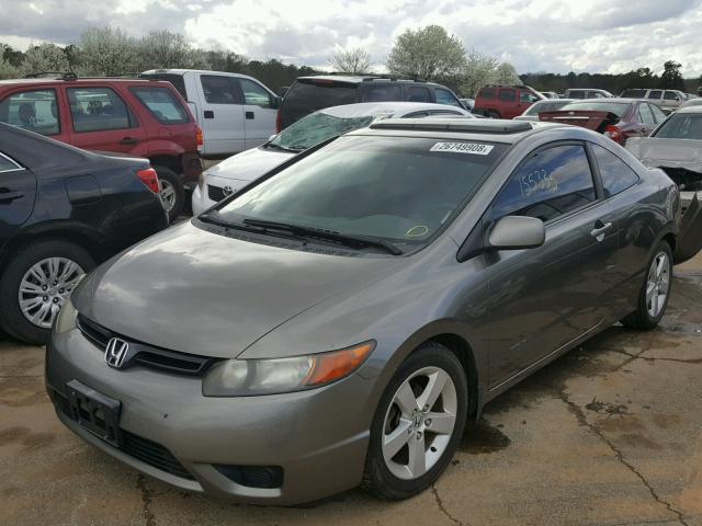 2HGFG11806H508975 - 2006 HONDA CIVIC EX GRAY photo 2