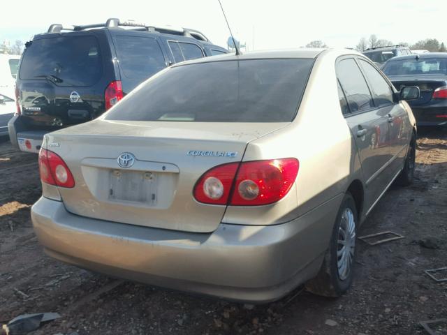 1NXBR32E57Z934128 - 2007 TOYOTA COROLLA CE GOLD photo 4