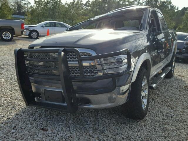 1C6RR7NT2FS666743 - 2015 RAM 1500 LARAM GRAY photo 2