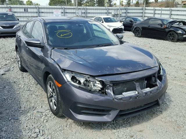 19XFC2F5XGE087942 - 2016 HONDA CIVIC LX GRAY photo 1