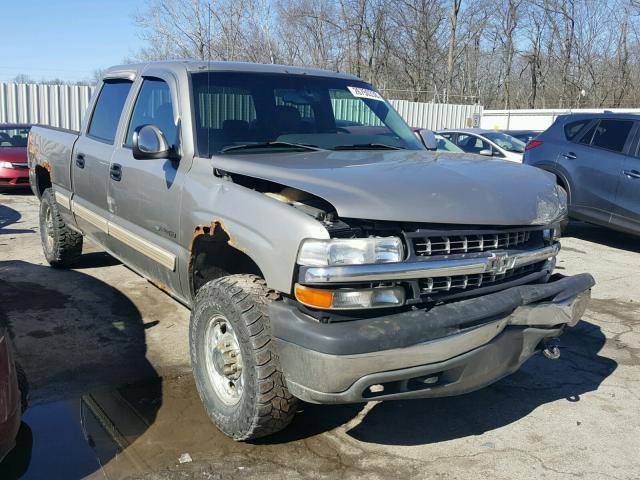 1GCGK13U12F170381 - 2002 CHEVROLET SILVERADO SILVER photo 1