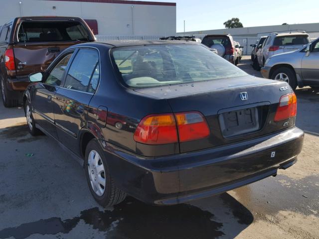 2HGEJ8645XH521413 - 1999 HONDA CIVIC EX შავი ფოტო 3