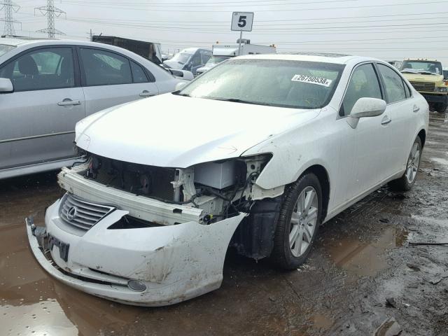 JTHBJ46G382160101 - 2008 LEXUS ES 350 WHITE photo 2