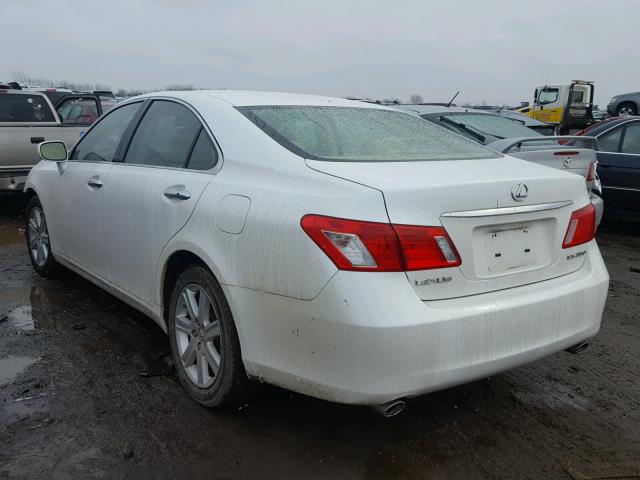 JTHBJ46G382160101 - 2008 LEXUS ES 350 WHITE photo 3