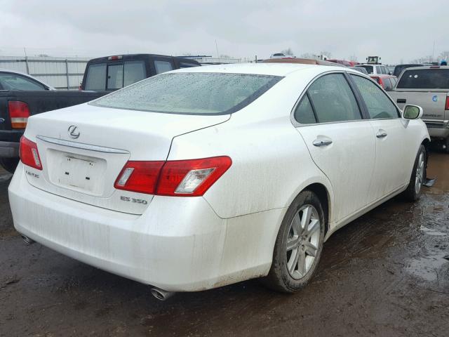 JTHBJ46G382160101 - 2008 LEXUS ES 350 WHITE photo 4