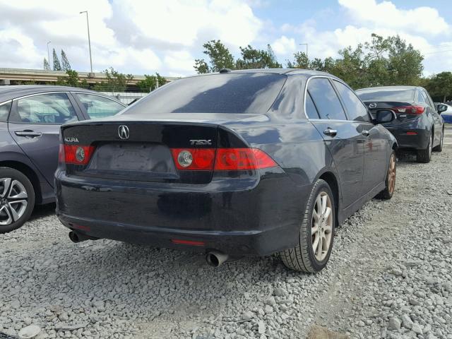 JH4CL96966C014831 - 2006 ACURA TSX BLACK photo 4