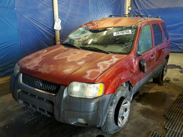 1FMYU03123KA24901 - 2003 FORD ESCAPE XLT RED photo 2