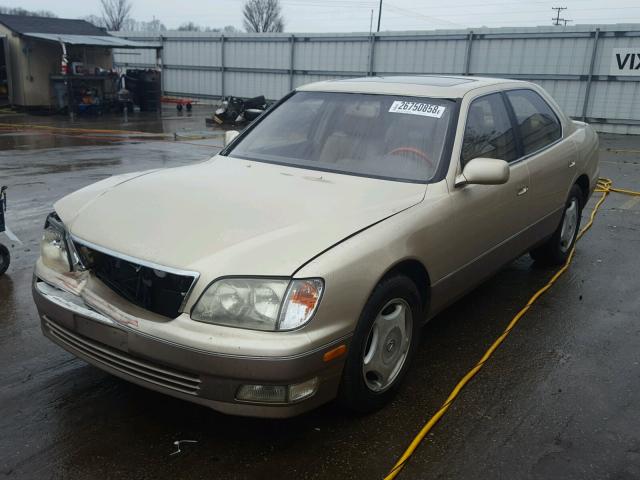 JT8BH28F7X0144787 - 1999 LEXUS LS 400 TAN photo 2