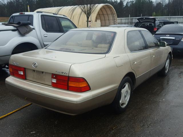 JT8BH28F7X0144787 - 1999 LEXUS LS 400 TAN photo 4