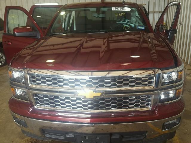 3GCPCREC1EG532812 - 2014 CHEVROLET SILVERADO BURGUNDY photo 7