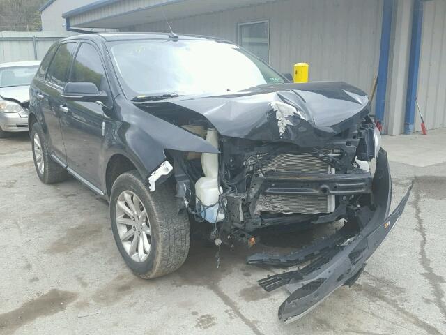 2LMDJ8JK9DBL47246 - 2013 LINCOLN MKX BLACK photo 1