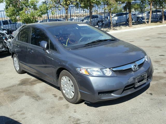 19XFA4F5XBE000969 - 2011 HONDA CIVIC GX GRAY photo 1