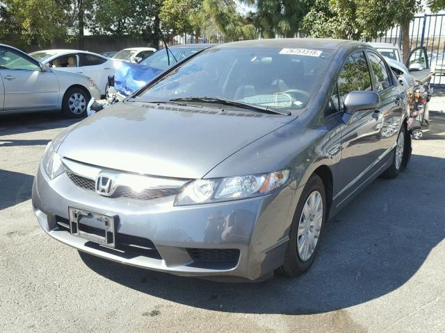 19XFA4F5XBE000969 - 2011 HONDA CIVIC GX GRAY photo 2