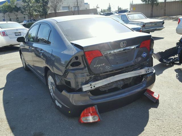 19XFA4F5XBE000969 - 2011 HONDA CIVIC GX GRAY photo 3