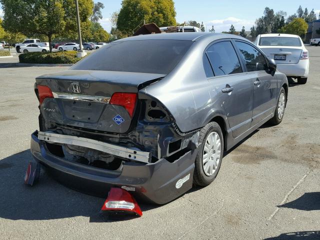 19XFA4F5XBE000969 - 2011 HONDA CIVIC GX GRAY photo 4