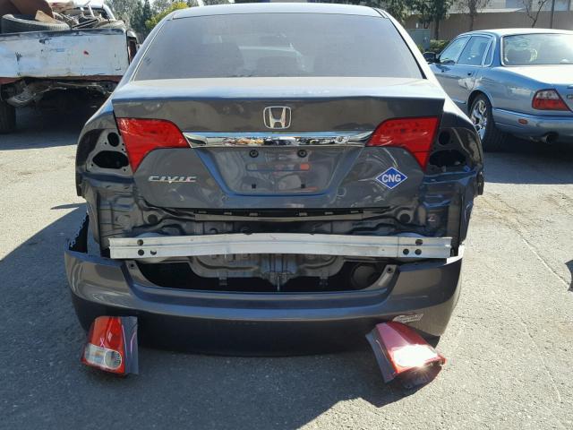 19XFA4F5XBE000969 - 2011 HONDA CIVIC GX GRAY photo 9