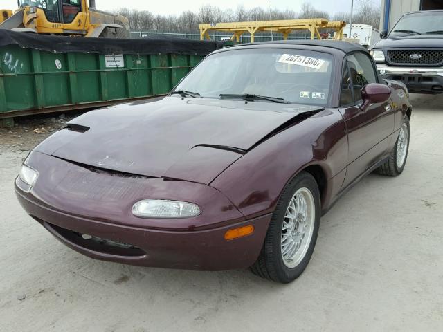 JM1NA3537S0618037 - 1995 MAZDA MX-5 MIATA MAROON photo 2