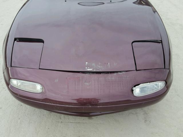 JM1NA3537S0618037 - 1995 MAZDA MX-5 MIATA MAROON photo 9