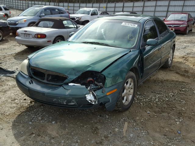 1MEFM55S4YG627355 - 2000 MERCURY SABLE LS P GREEN photo 2