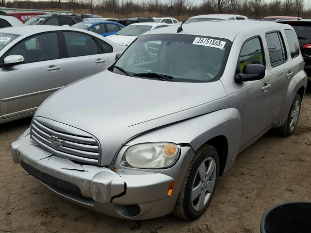 3GNDA13D98S545807 - 2008 CHEVROLET HHR LS SILVER photo 2