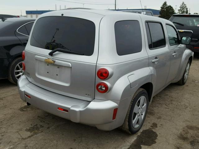 3GNDA13D98S545807 - 2008 CHEVROLET HHR LS SILVER photo 4