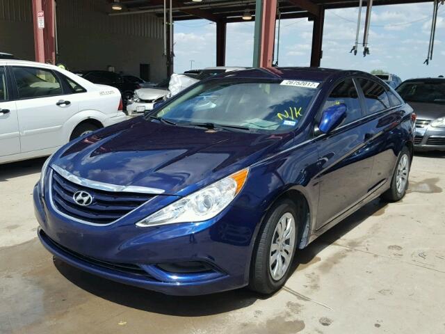 5NPEB4AC5BH036806 - 2011 HYUNDAI SONATA GLS BLUE photo 2