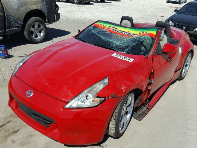 JN1AZ4FHXAM300446 - 2010 NISSAN 370Z RED photo 9